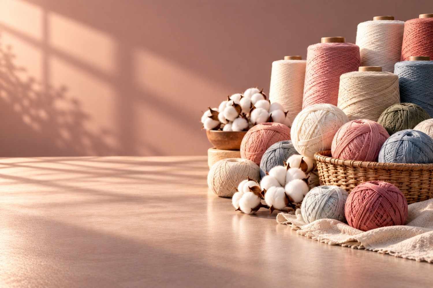 Cotton yarn suppliers and exporters from India