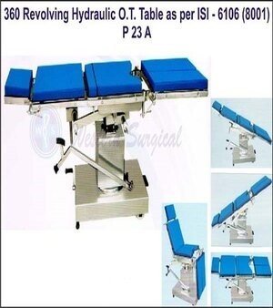 360 Revolving Hydraulic OT Table
