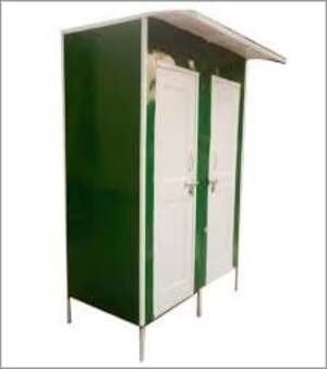 Dual Toilet Cabin, Thickness Of Wall Panel: 40 mm