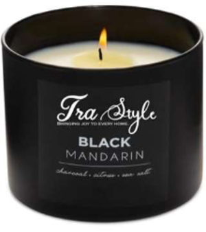 Black Glossy Jar Candle