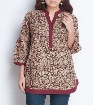 Cotton Short Printed Kurtis