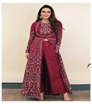 Rayon Heavy Embroidered Palazzo Kurti