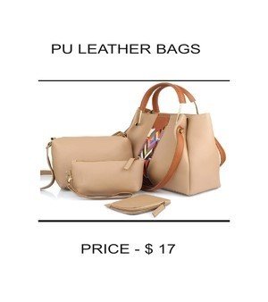 Pu Leather Bags all size