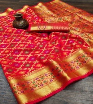 Litchi Silk Saree