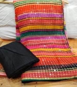 Georgette Sequence Saree