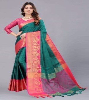 Kashmiri Rich Cotton Silk Saree