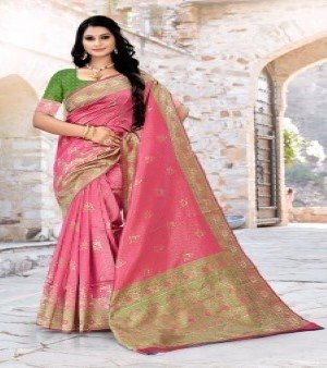 Litchi Silk Saree