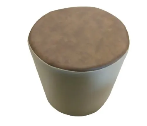 Round Velvet Seat Puff Stool