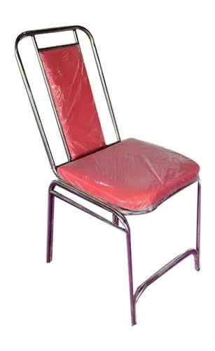 Red Stainless Steel Chair CM-115
