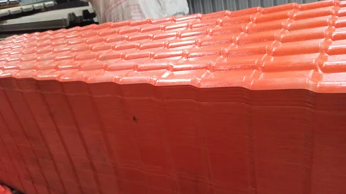 UPVC Spanish Tile Sheet With Asa Layer Coating
