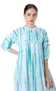 Ladies Asymmetrical Cotton Maxi Dress