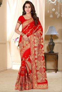 Bridal Georgette Saree