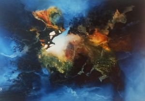 Blue Abstract Painting