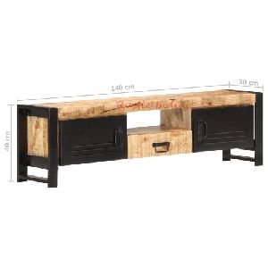 Designer Iron & Wooden TV Cabinet