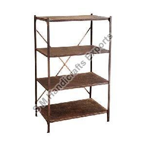 Iron and Wooden Bookshelf
