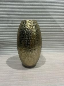 Aluminium Hammered Flower Vase