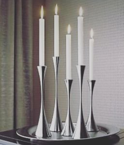 Candle Holder, Material : Aluminium, Shape : Flat