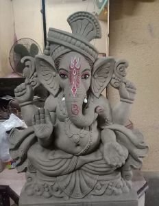Eco Friendly Mud Ganesh Statue