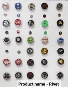 Designer Metal Jeans Button Rivet
