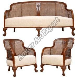 Cane Sofa Set