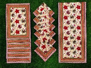Hand Block Printed Table Set