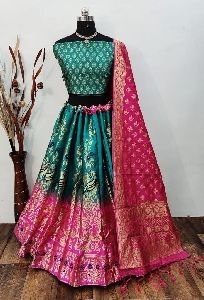 Vol 1 Banarasi Silk Lehenga