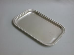 Rectangular Silver Plated Tray