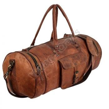 Gym Leather Duffle Bag
