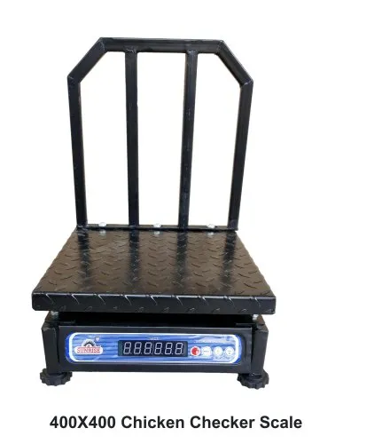 Chequered Mobile Platform Scale