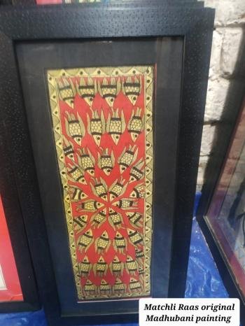 Handmade Paper Madhubani Painting