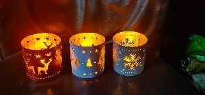 christmas candle holder