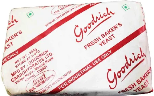 Goodrch Fresh Compressed Wet Yeast 500gm for Bakery