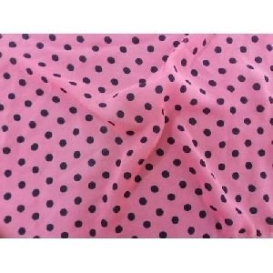 Dotted Georgette Fabric