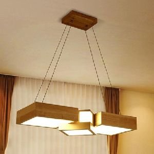 Wooden Hanging Lamp
