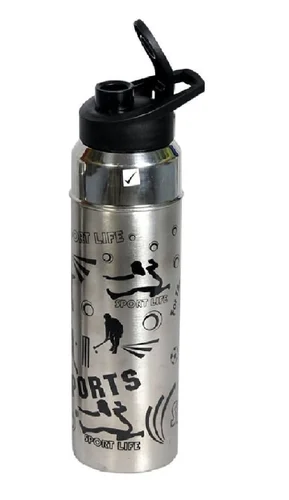 Taluka Silver Stainless Steel Water Bottle