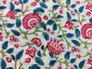 Hand Block Printed fabric
