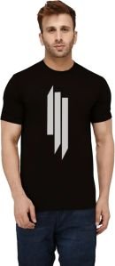 Mens Cotton Round Neck Custom T Shirt