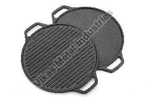 Cast Iron Black Tawa and Grill