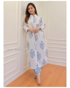 Ladies Afghani Kurti Pant Set