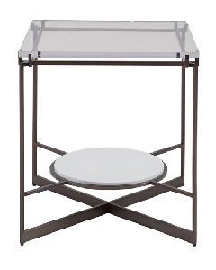 Wrought Iron Table With Mirror Top, Usage: Home