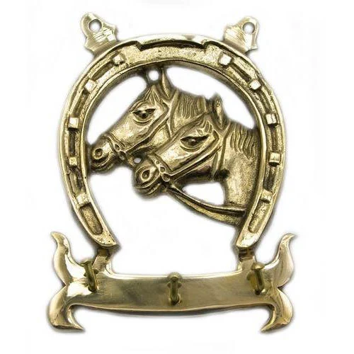 Golden Unique Metal Brass Horse Naal Shoe