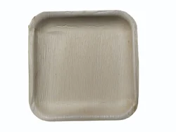 6 Inch Square Areca Leaf Plates