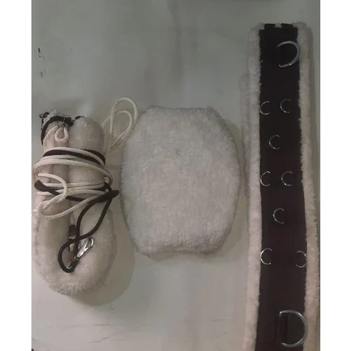 Black and White Leather and Nylon Horse