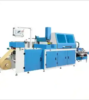 White Automatic Book Stack Kraft Paper Packing Machine