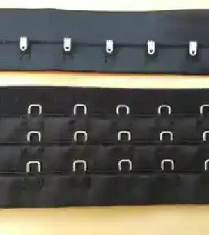 Great Pull Strength Durable 3 Rows 4 Dot Stitch Bra Hook And Eye Tape