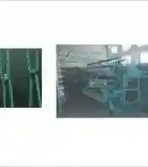 Green Rotating Upper Hook Type Double Knot Fishing Net Machine