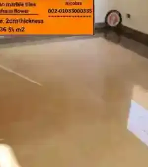 Blue Zaafrana Flower Marble Tiles