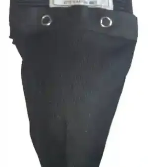 Black Plain Groin Guards