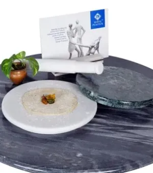 Marble Rolling Board And Pin, Material: Marble; Size: 10 inches