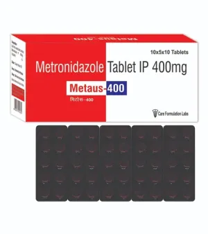Metronidazole 400mg Tablet, Packaging Size: 1x10